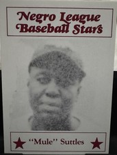 1986 Fritsch Negro League Baseball Stars - Mule Suttles #115 (RC)