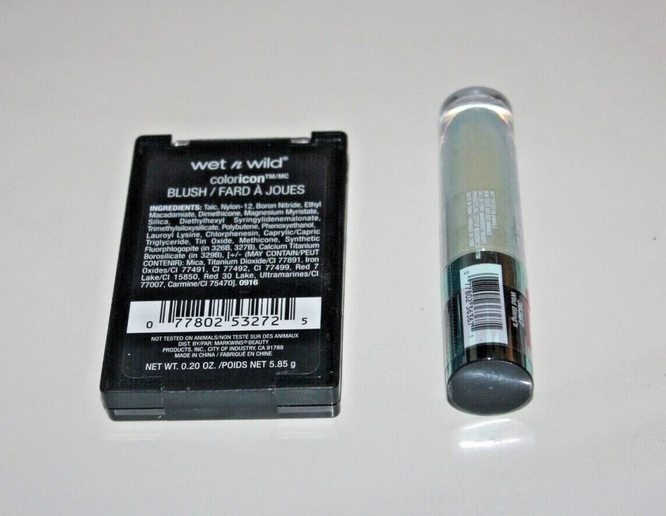 Wet n Wild Coloricon Blush C327B + Megalast Liquid Catsuit 36376 Lot Of 2 Sealed - Image 2 of 2