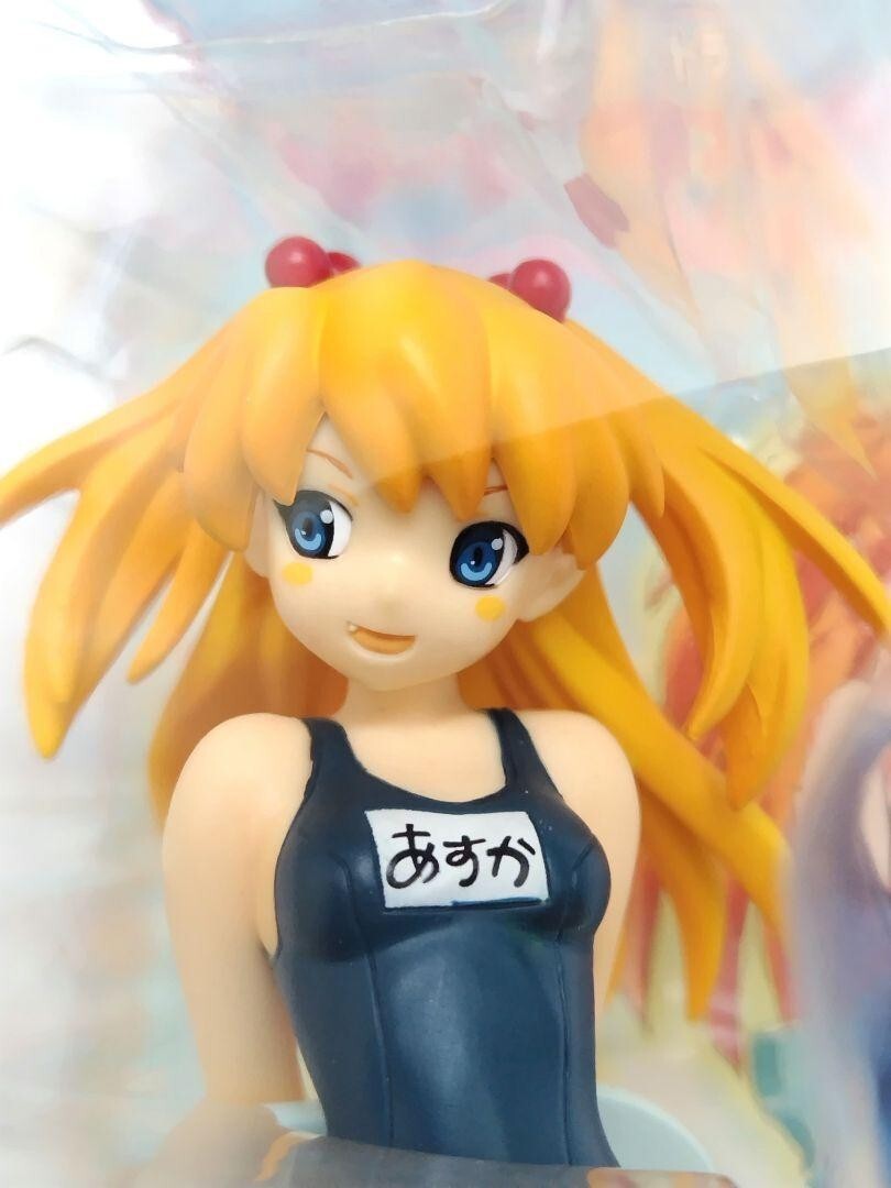 【SWIMCITY】asuka top Evangelion Asuka Langley Extra School Swimming Suit Figure