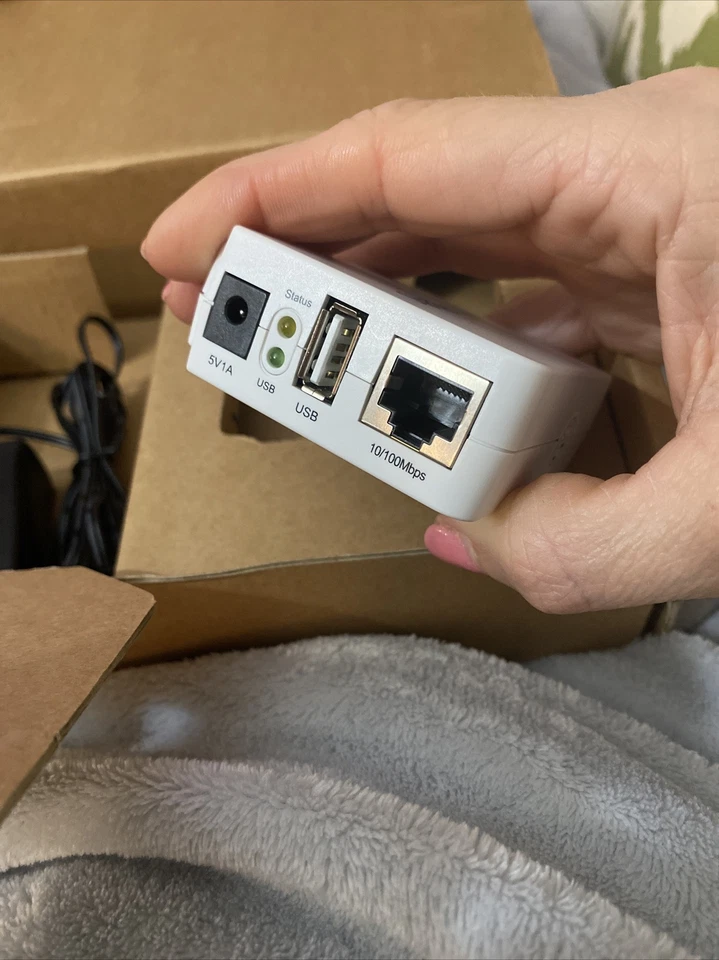 Startech.com 1 Port Usb Wireless N Network Print Server With 10/100 Mbps - Image 2 of 4