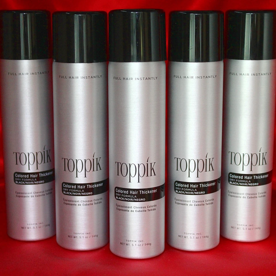 Toppik’s Coloured Hair Thickener 5 CAN DEAL - Conceal Hair Thinning in Seconds