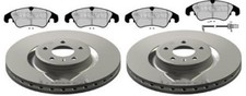 DISCOS Y PASTILLAS FRENO DELANTEROS AUDI A4 1.8 2.0 TFSI TDI (8K) - 345MM