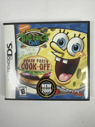 SpongeBob vs. The Big One: Beach Party Cook-Off (Nintendo DS, 2009) No Manual - Picture 1 of 4