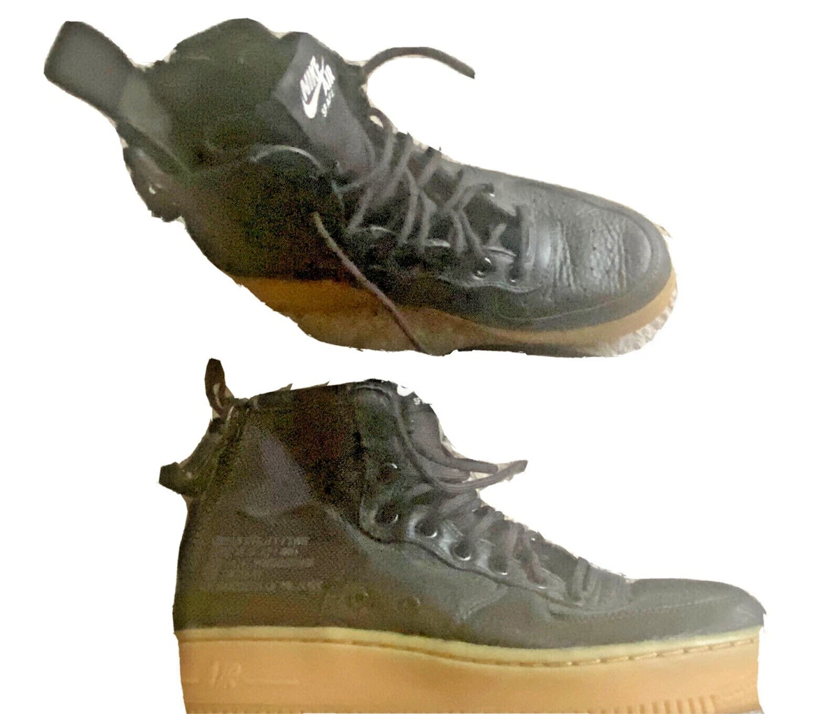 NIKE SF AF1 Special Field Air Force Black Urban Utility Ankle Boots aa3966 002