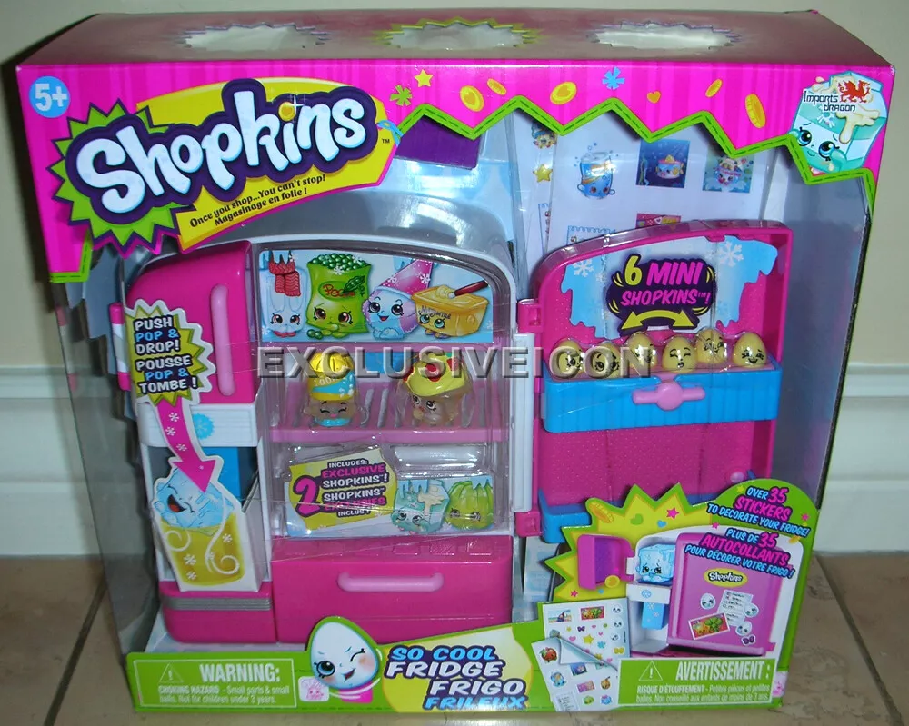 Shopkins fridge set new arrivals