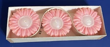 Victrylite Candle Company Set of 3 Floral (3 inch) Pink Floating Candles