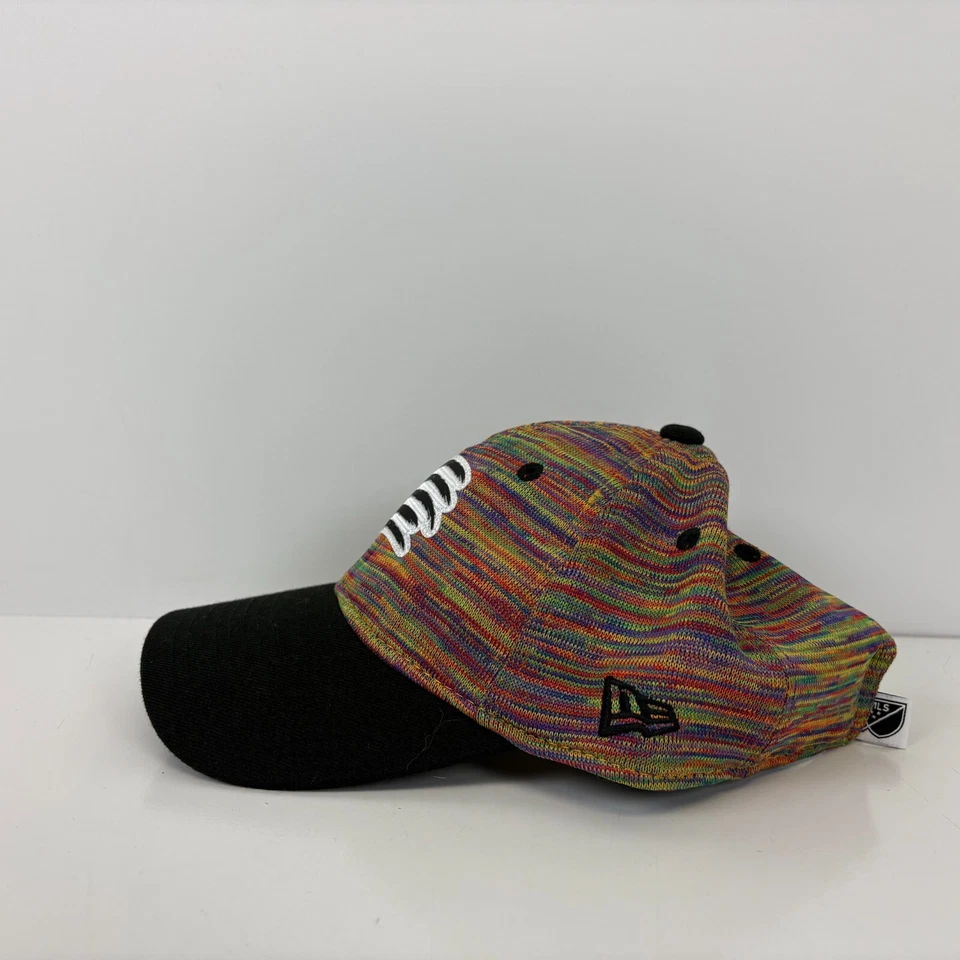 New England Revolution Pride Strapback Hat MLS Soccer LGBTQ - Image 4 of 4