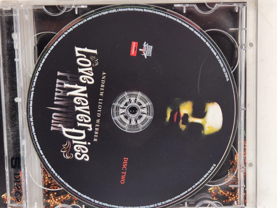 Andrew Lloyd Webber - Love Never Dies CD 2 Disc 2010 UK 2724793 Phantom - Image 3 of 4