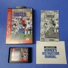 World Championship Soccer II (Sega Genesis 1994) CIB Authentic Cleaned & Tested