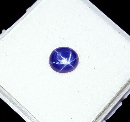 Gema opaca sin tratar de zafiro azul estrella natural piedra preciosa suelta ... - Imagen 2 de 8