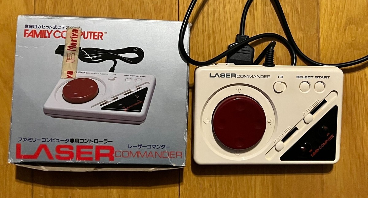 Laser Commander Famicom Nintendo System Hori HJ9 Boxed Japan Rare