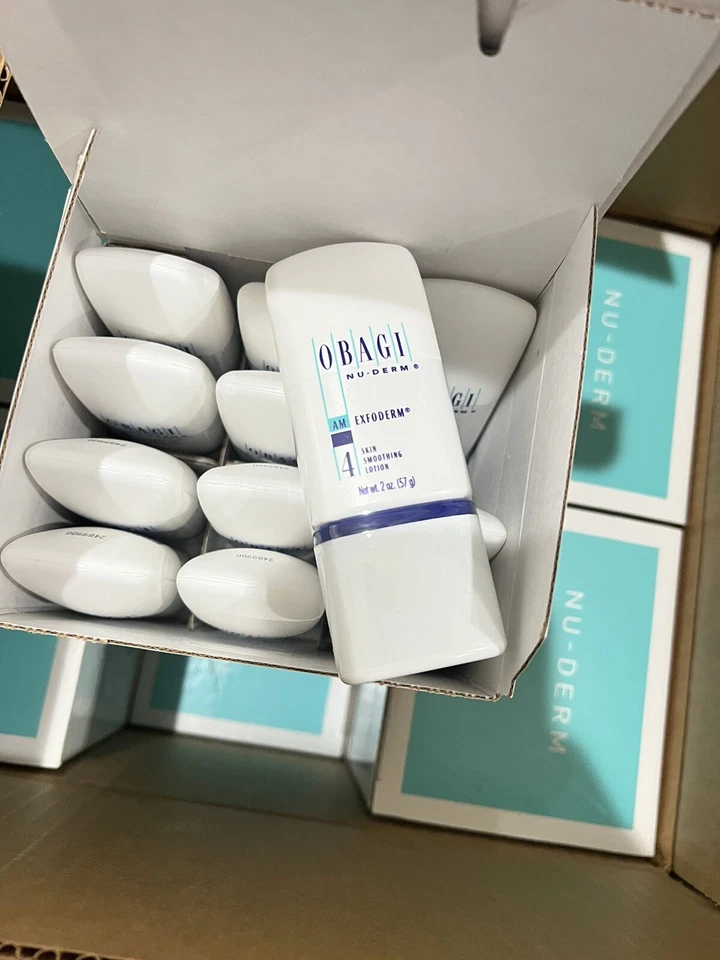 New SEALED Obagi Nu-Derm EXFODERM  AM 4 skin smoothing lotion 2 oz  57g BNIB - Image 4 of 4
