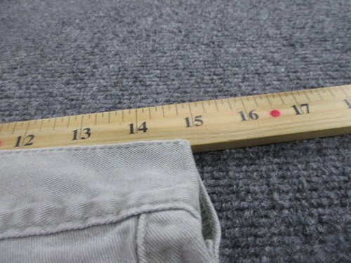Vintage Levis Silvertab Shorts Boys XL 16 Gray Denim Jeans Cargo Work Youth - Picture 4 of 13