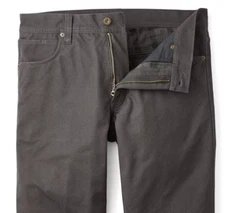 Filson Flannel Lined Dry Tin Pants Raven NWT Tin Cloth Workwear Cold Weather