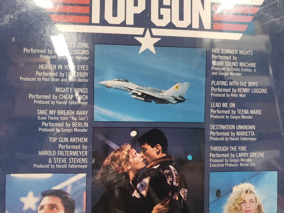 *NEW/SEALED* Top Gun 1986 Movie Soundtrack SC 40323 Jacket Vinyl Record