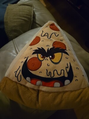 Fun Express 10-1/2  Pepperoni Pizza Plush Face Stuffed Animal Toy