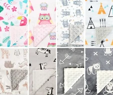 Boritar Newborn Baby Blanket Warm Swaddle Wrap Sleeping Crib Quilt 30"x40"