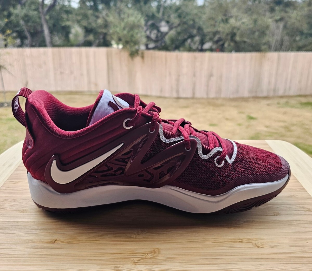 Nike KD 15 TB Promo Mens Size 11.5 Burgundy Red Basketball