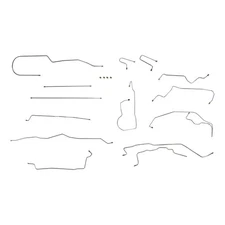 1995-98 Chevrolet GMC C2500 Extended Cab Longbed ABS Brake Line Kit Stainless