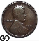 1914-D Lincoln Cent Wheat Penny *Key Denver Issue* Coveted In All Grades