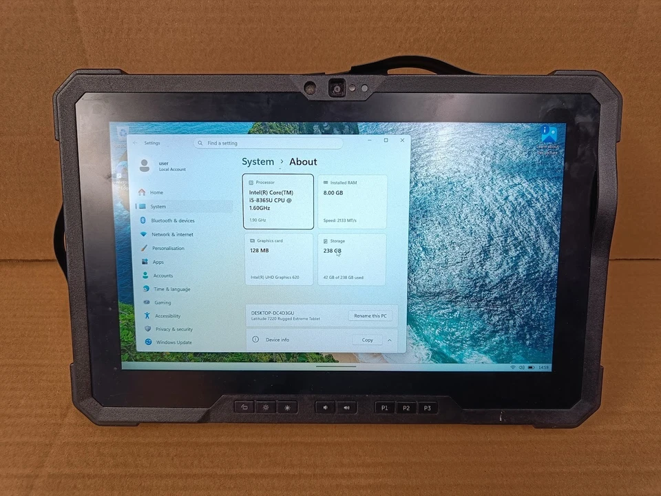 Dell Latitude 7220 Rugged Extreme · i5-8365U · 8GB · 256GB, photo 1 of 4