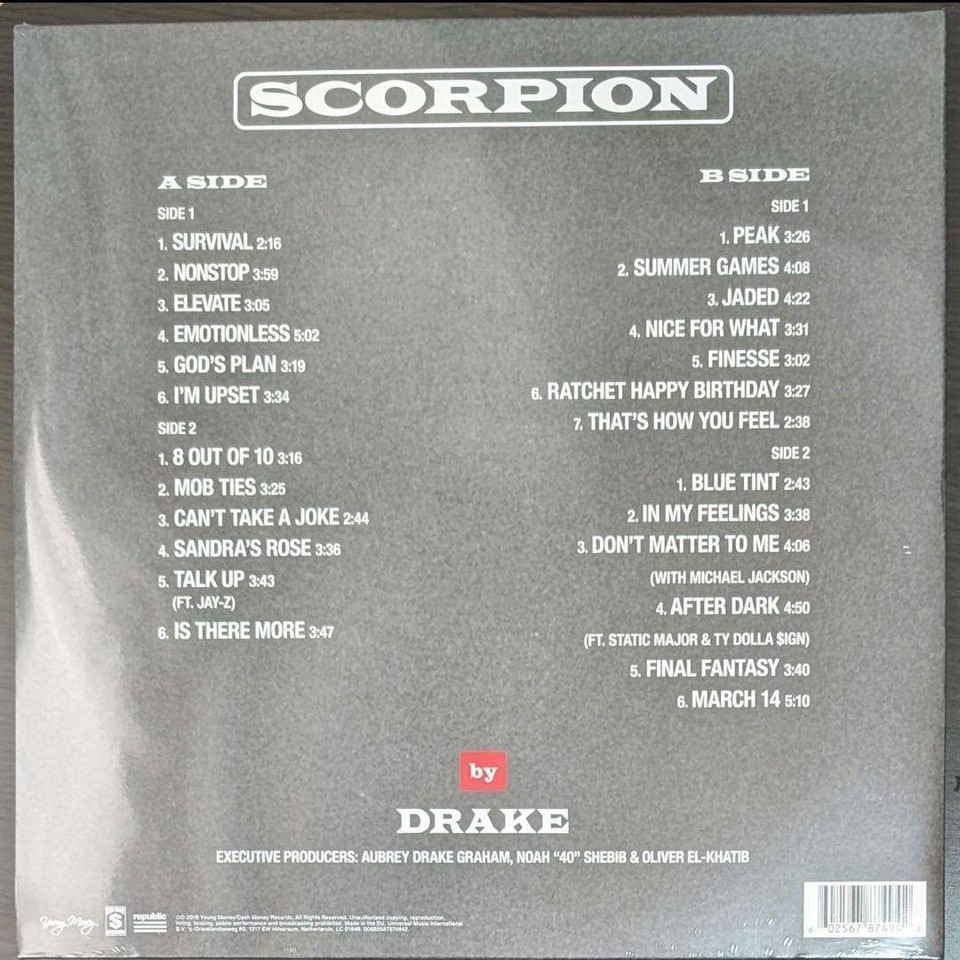Drake Scorpion Lp Record | eBay