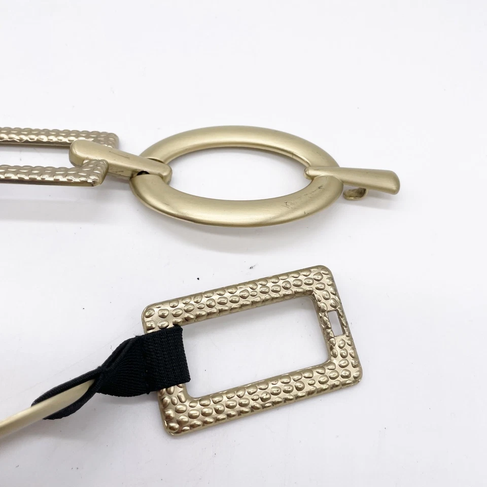 Chico's Womens Black Gold Elastic Wrap Belt One Size - Image 3 of 3