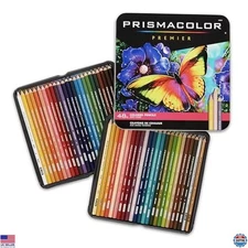 Prismacolor Premier Soft Core Colored Pencils - 48 Vibrant Colors for Artists