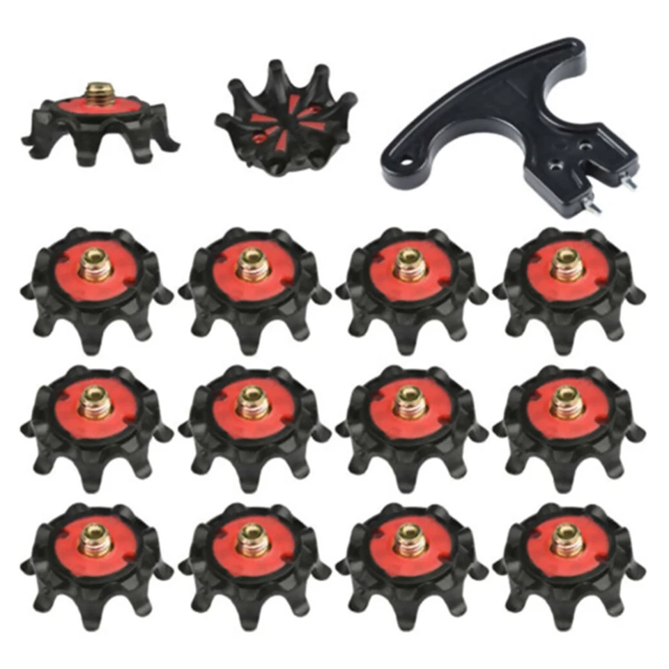 30x Golf Shoes Spikes Replacement Small Metal Studs Cleats For Footjoy +Wrench - Image 2 of 4