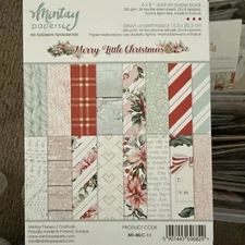 Mintay Papers - Merry Little Christmas 6X8 add-on paper pack