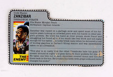 Product Image: 1987 Vintage G.I. Joe ARAH Zanzibar Original File Card by Hasbro