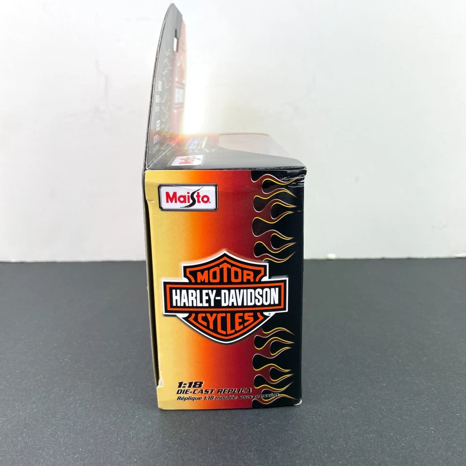 Motocicleta Maisto 1952 K modelo Harley Davidson azul escala 1:18 série 27 - NOVA - Imagem 4 de 4