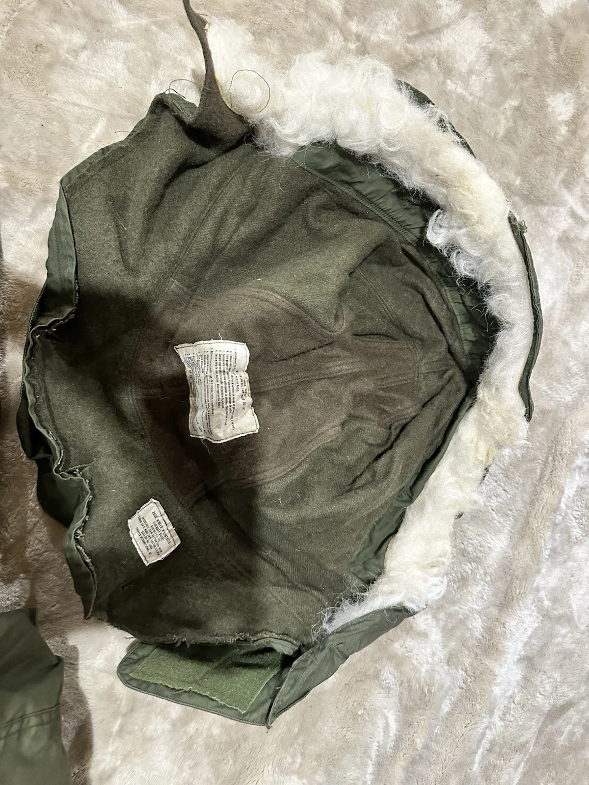 Vintage USGI M-65 Fishtail Parka Shell & Hood w/ Rothco Liner - Size Large image 6
