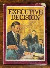 Executive Decision  from 3m Company Vintage 1971 Board Game