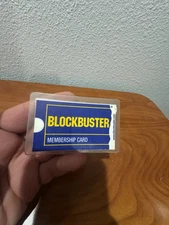 Vintage Blockbuster Video Membership Card Laminated, Year 2007 Issued