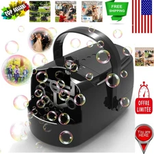 Portable Bubble Maker - 18000 Bubbles Per Minute for Endless Entertainment