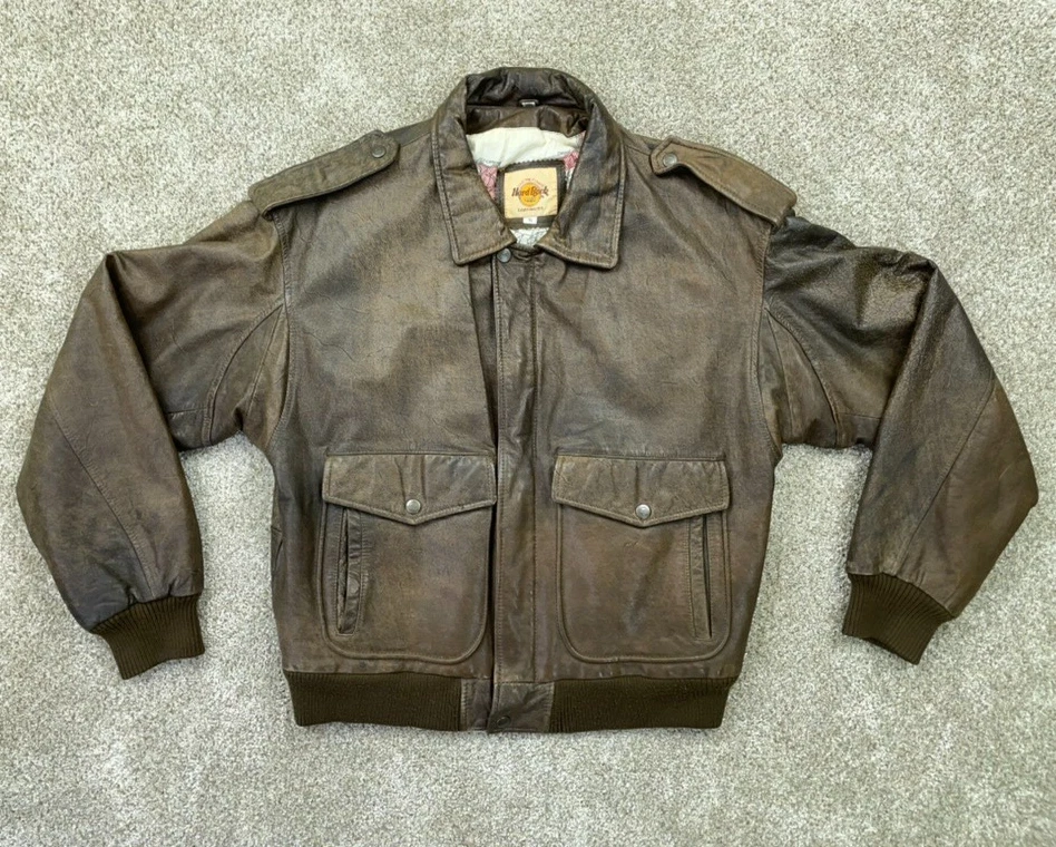 Hard Rock Cafe◇ヴィンテージ◇メンズダブルライダースジャケット VINTAGE（ヴィンテージ）の「【ヴィンテージ古着】90's Hard Rock CAFE
