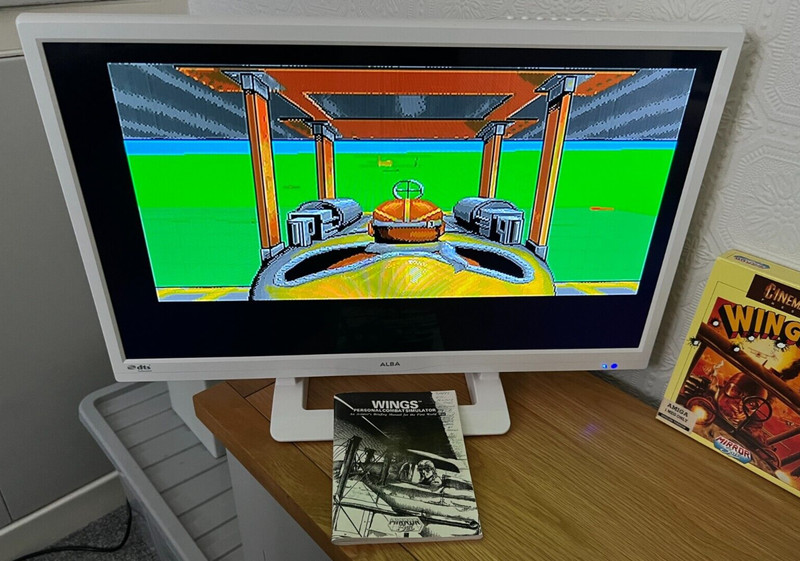 Amiga Cinemaware Wings Vintage Game - Boxed Working -🕹️Retro Gift Idea🕹️