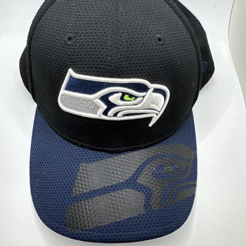 Seattle Seahawks NFL Football 39Thirty Hat Cap New Era  Large/XL Fitted  Black - Picture 2 of 9