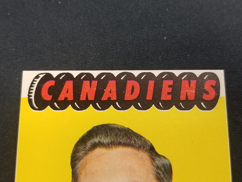 1965-66 Topps JEAN BELIVEAU #6 Hand Cut Salesman/Proof Blank Back NHL HOCKEY - Picture 2 of 4