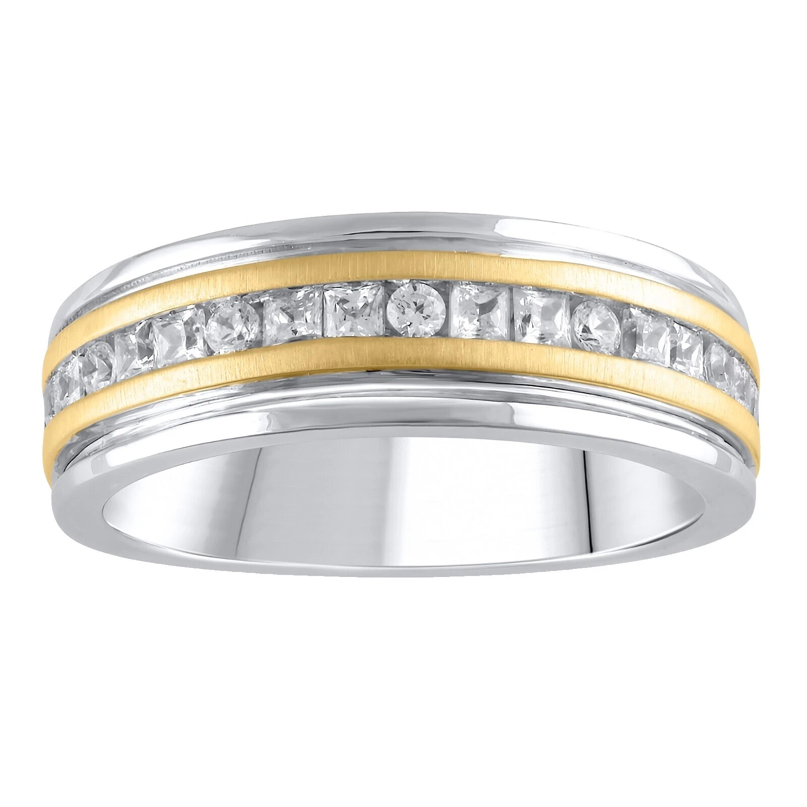 钻石白金宝石戒指男士