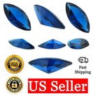 Loose Marquise Cut Sapphire CZ Stone Single Blue Cubic Zirconia Sept. Birthstone