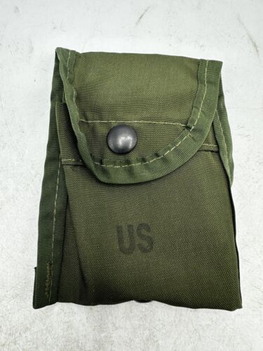 US Military Surplus Army FIRST AID COMPASS POUCH Carrier Case Alice Clip USGI