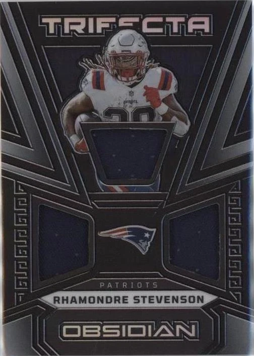 2023 Panini Obsidian Rhamondre Stevenson #TRI-RST