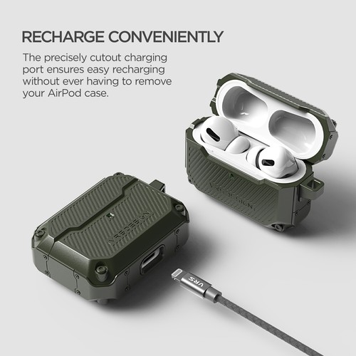 For Apple AirPods Pro/ 2 \u0026 1 Case VRS® [Active] Slim Shockproof Premium  Cover | eBay