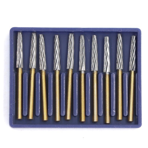 10 Pcs Dental Carbide Steel Trimming Finishing Burs Tungsten Bur FG Handpiece - Afbeelding 79 van 193