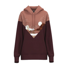 Hooey Ladies "Berkley" Chevron Pink  Maroon Hoodie HH1200PKMA