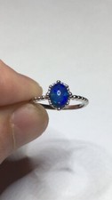  108B- .90ct Genuine Ethiopian Welo Opal set in a Size 7 Sterling Silver Ring