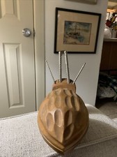Walnut Shaped Nut Set Bowl, Picks, And Cracker VTG