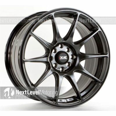 XXR 527 17X8.25 5X100 5X114.3 +35 CHROMIUM BLACK WHEELS (SET OF 4